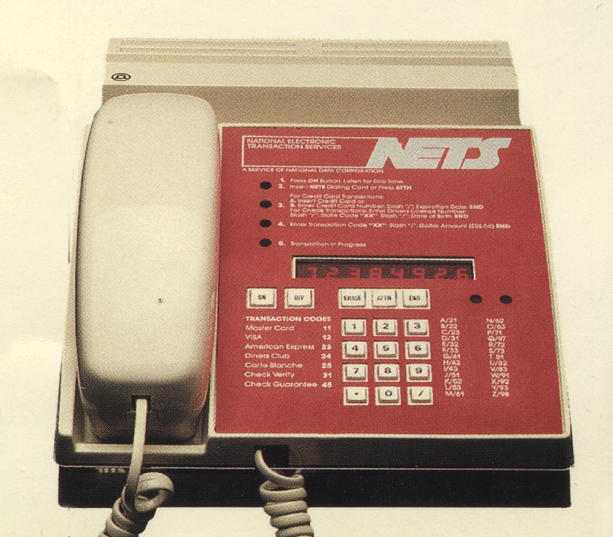 platební terminál NETS 1980