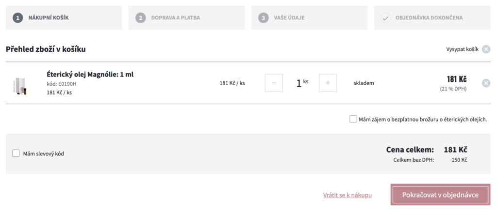 Nákupní košík Inspishop