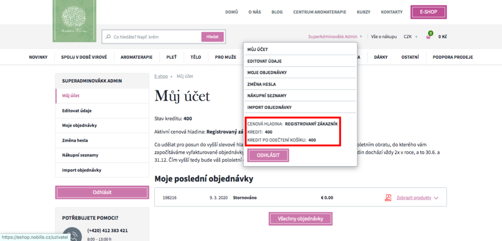 Nobilis a kreditový systém
